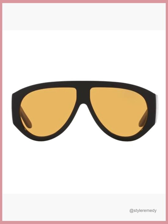 Retro Oversized Aviator Sunglasses UV400 Protection Plastic Frame